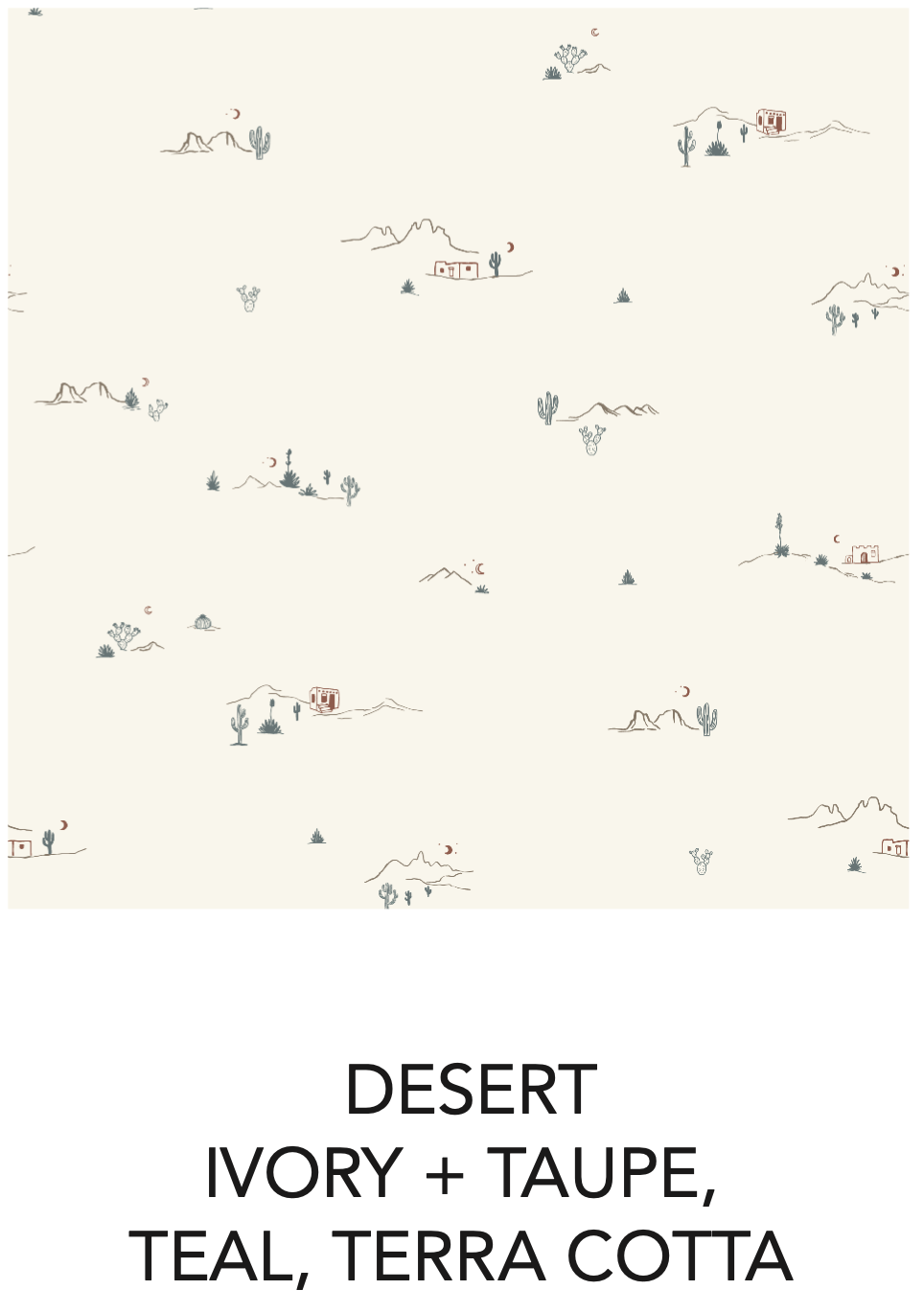 Reef Henley Crew Neck Tee - Desert / Teal + Taupe