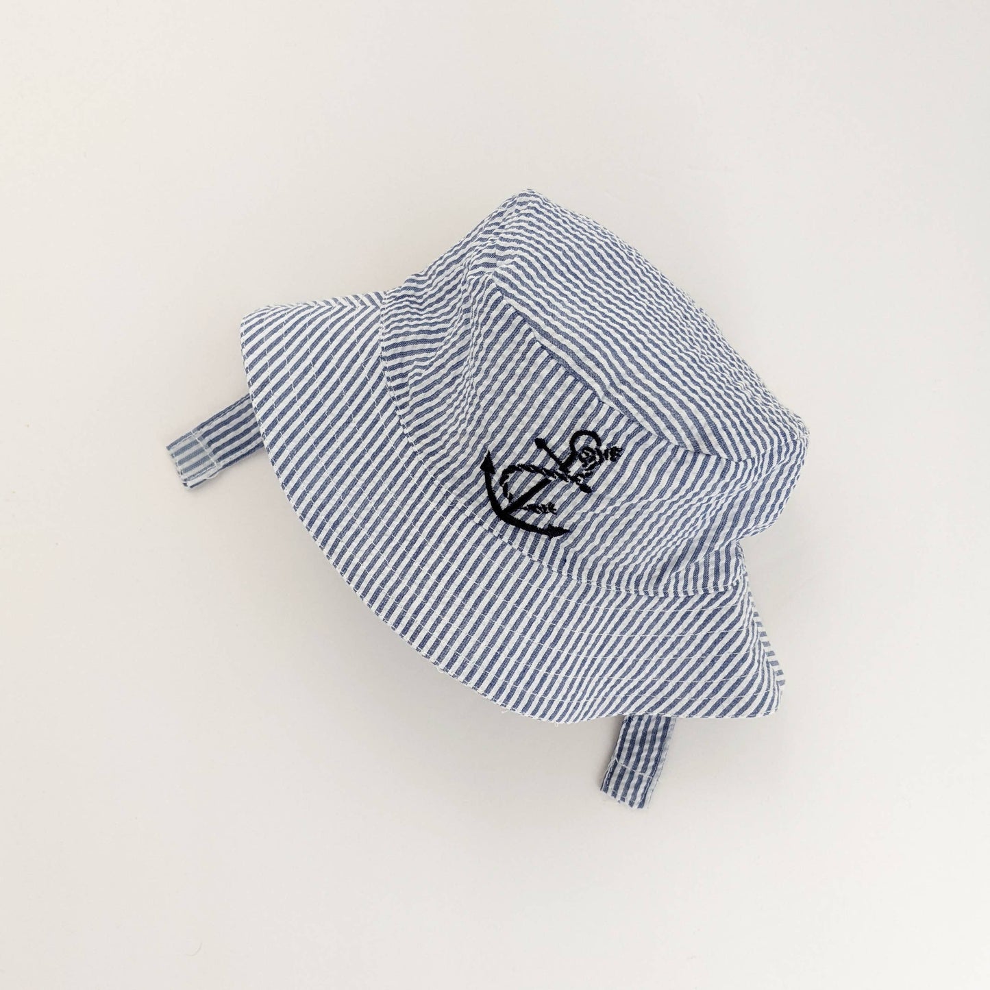 Anchor Seersucker Bucket Hat Baby & Toddler