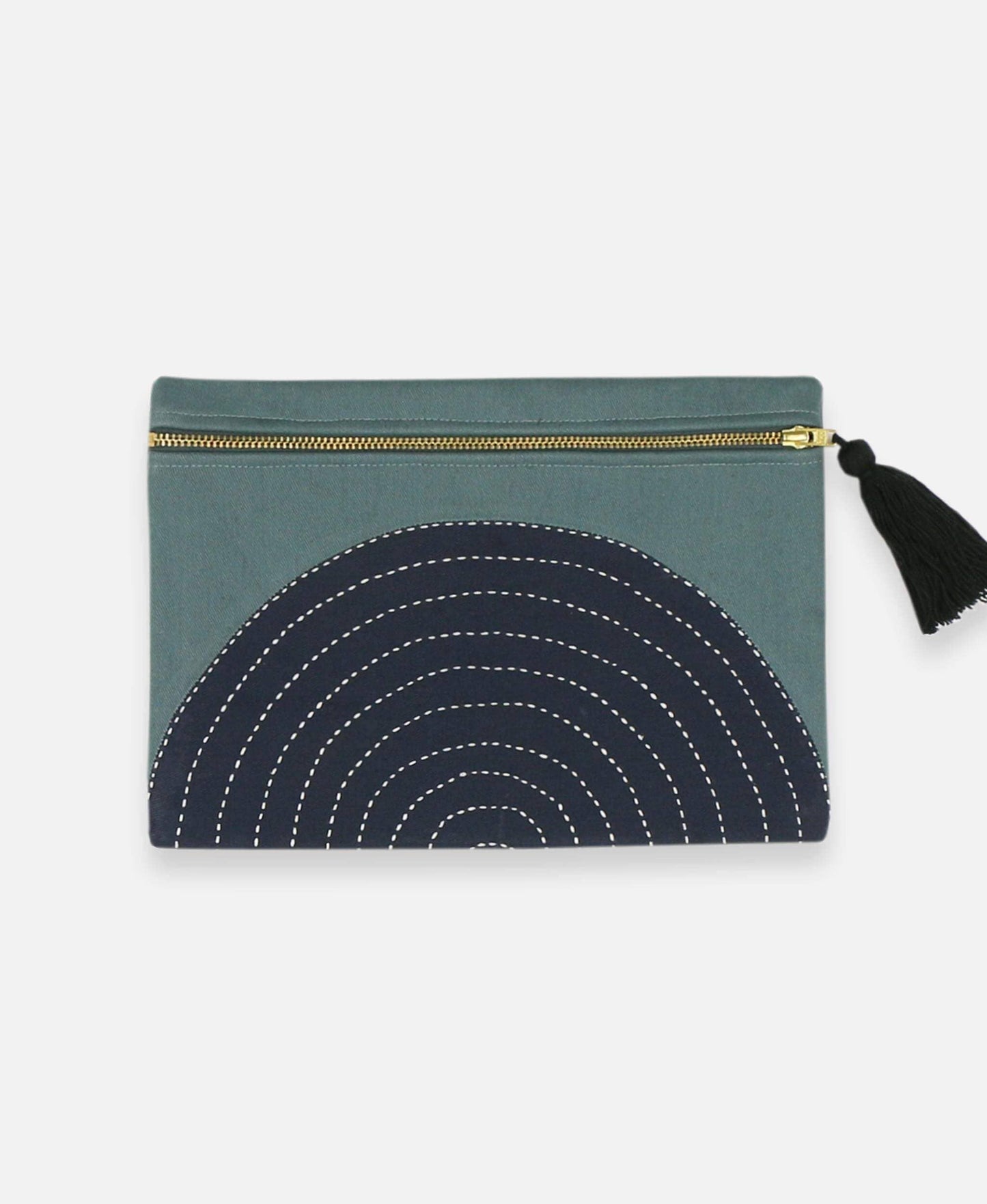 Eclipse Pouch Clutch: Spruce