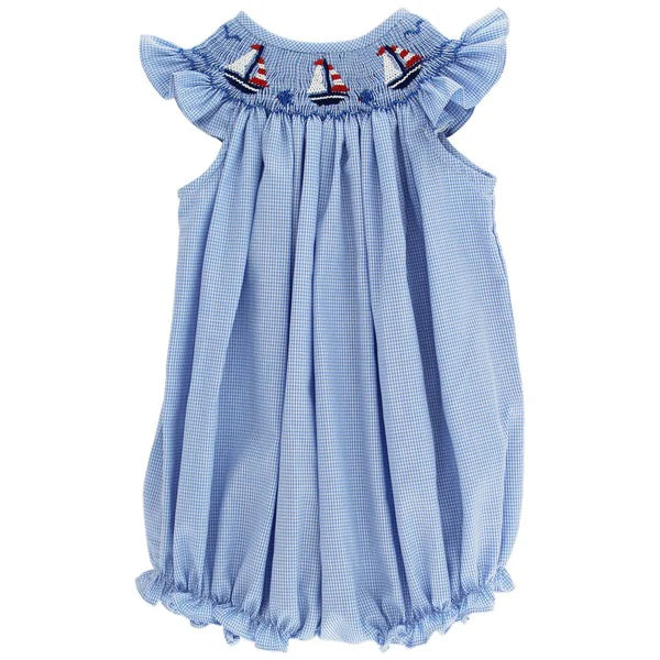 Smocked Sailboat Bubble