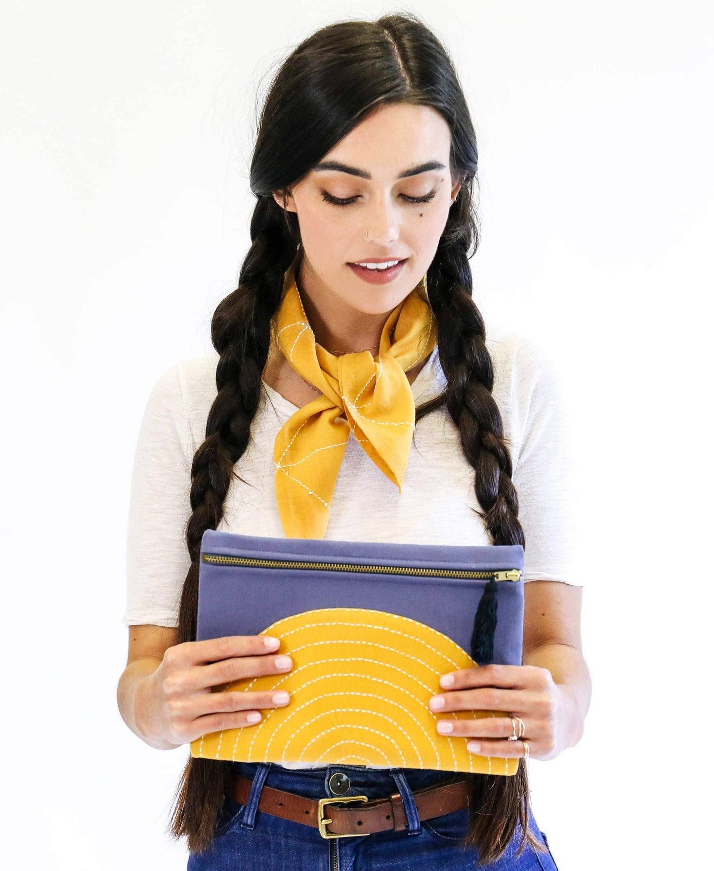 Eclipse Pouch Clutch: Spruce