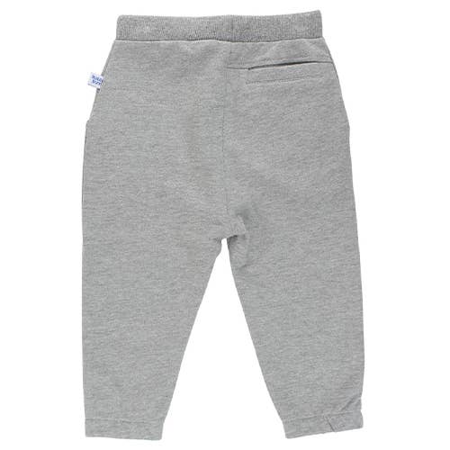Boys Heather Gray Knit Jogger Pants