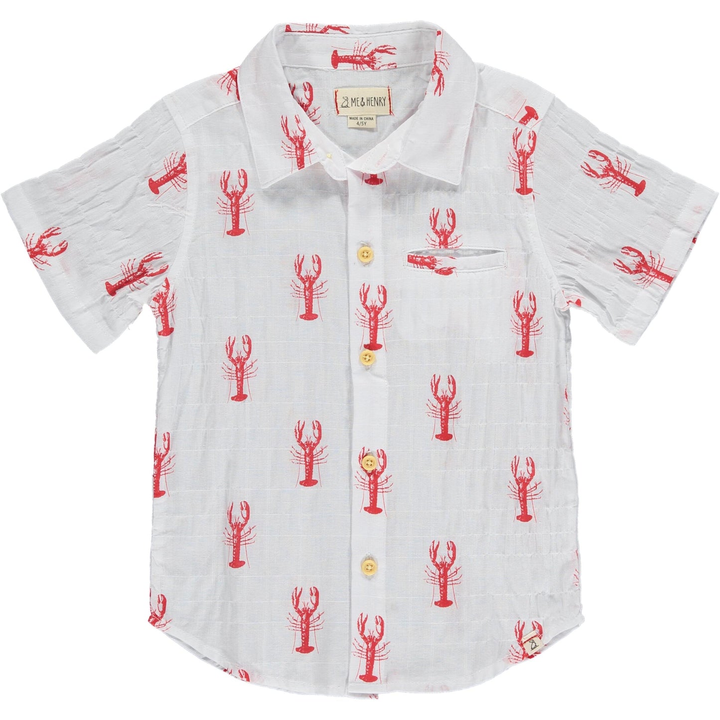 MAUI Lobster Button Down Tee