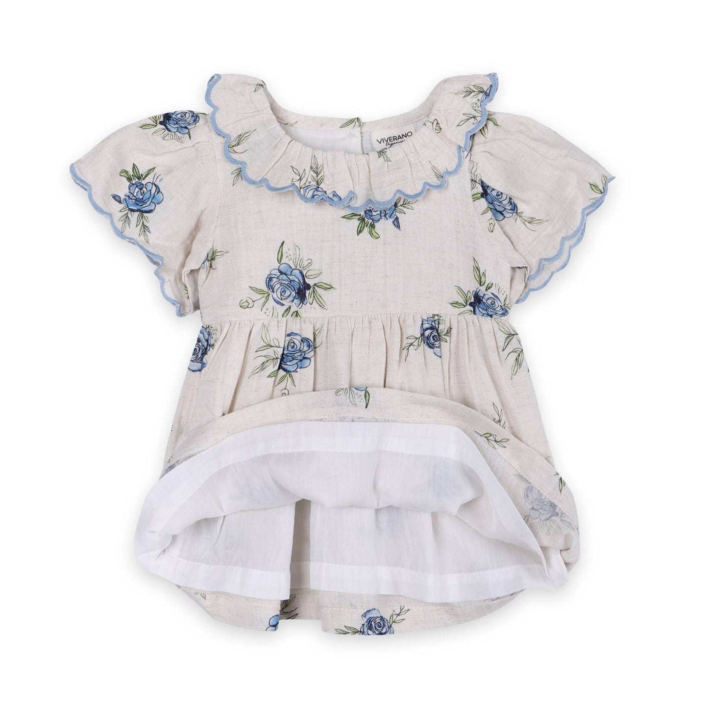 Katarina Floral Baby Dress + Bloomer (Organic)