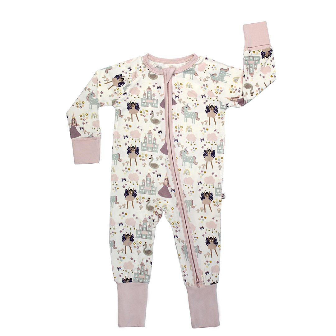 Once Upon a Time Fairytale Bamboo Convertible Baby Pajama