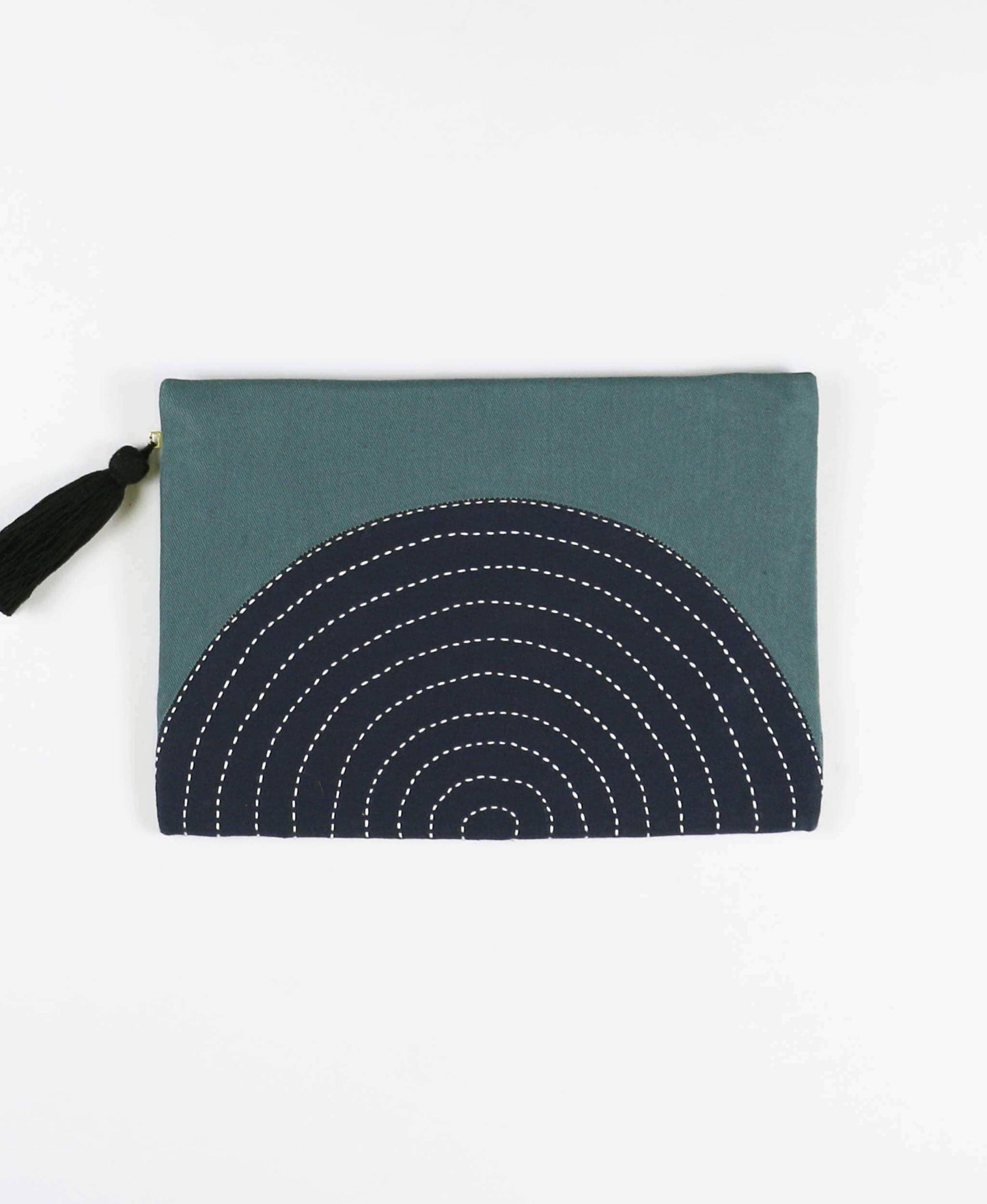 Eclipse Pouch Clutch: Spruce