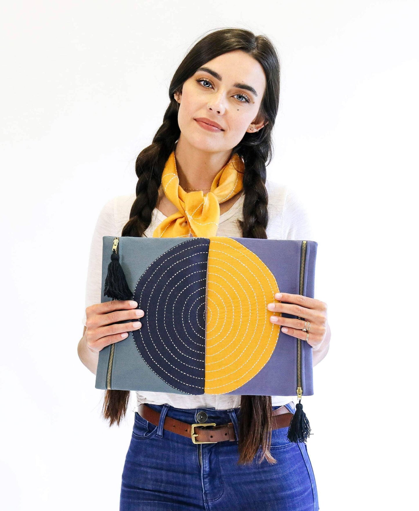 Eclipse Pouch Clutch: Spruce