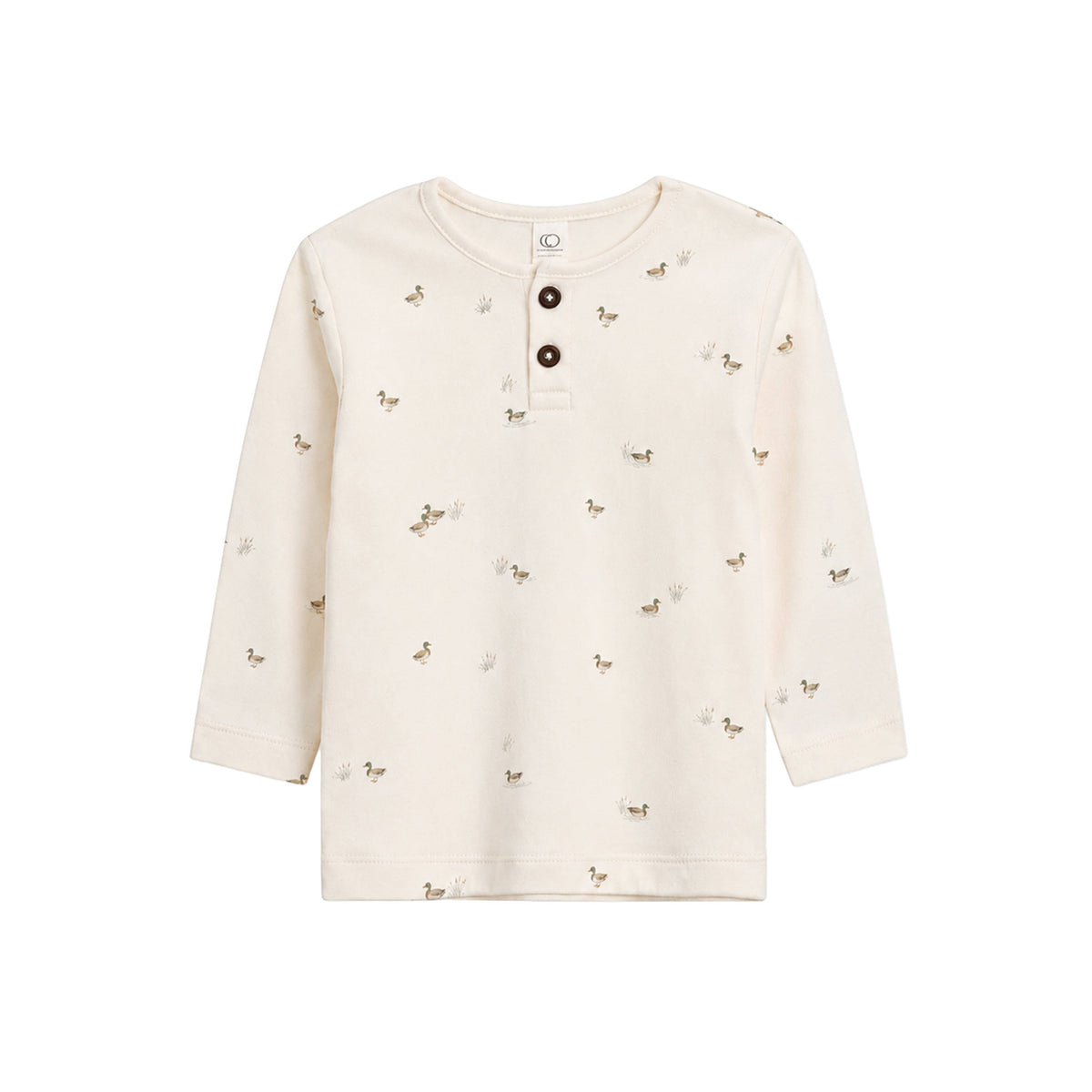 Reef Long Sleeve Henley - Mallard