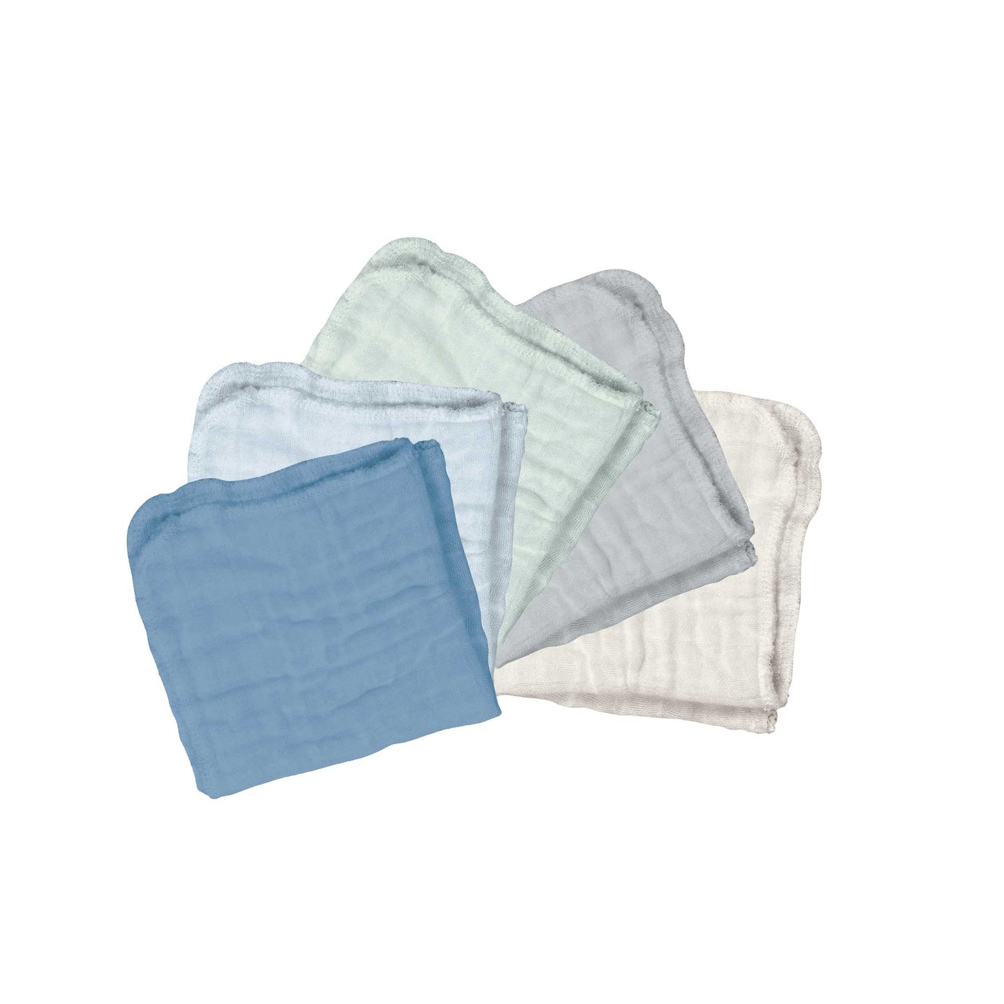 Organic Cotton Muslin Cloths (5pk)