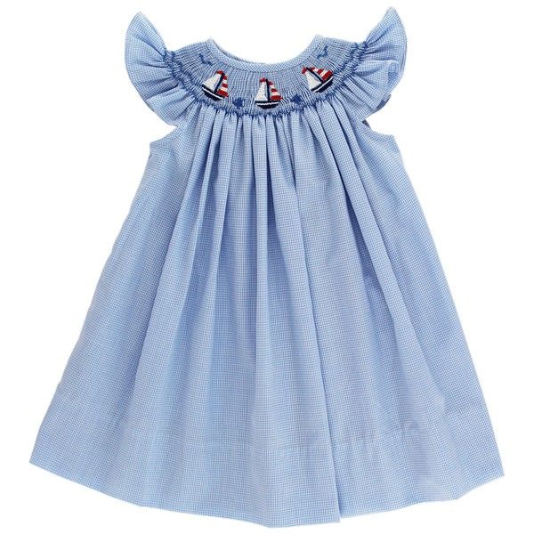 Smocked Sailboat Dress