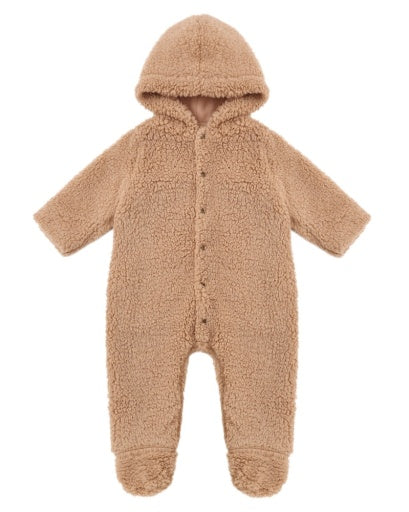 FLEECE JUMPSUIT FAWN
