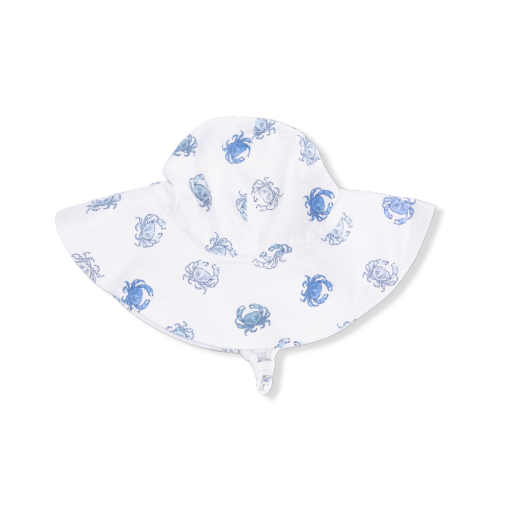 Blue Crabs - Wide Brim Sun Hat