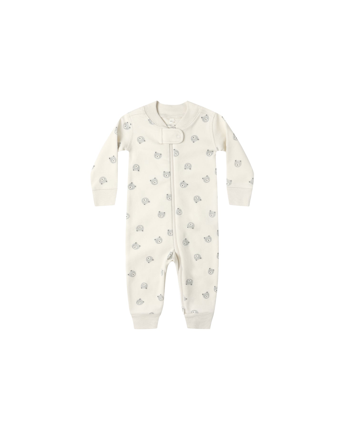 Long Sleeve Zipper Sleeper - Bears