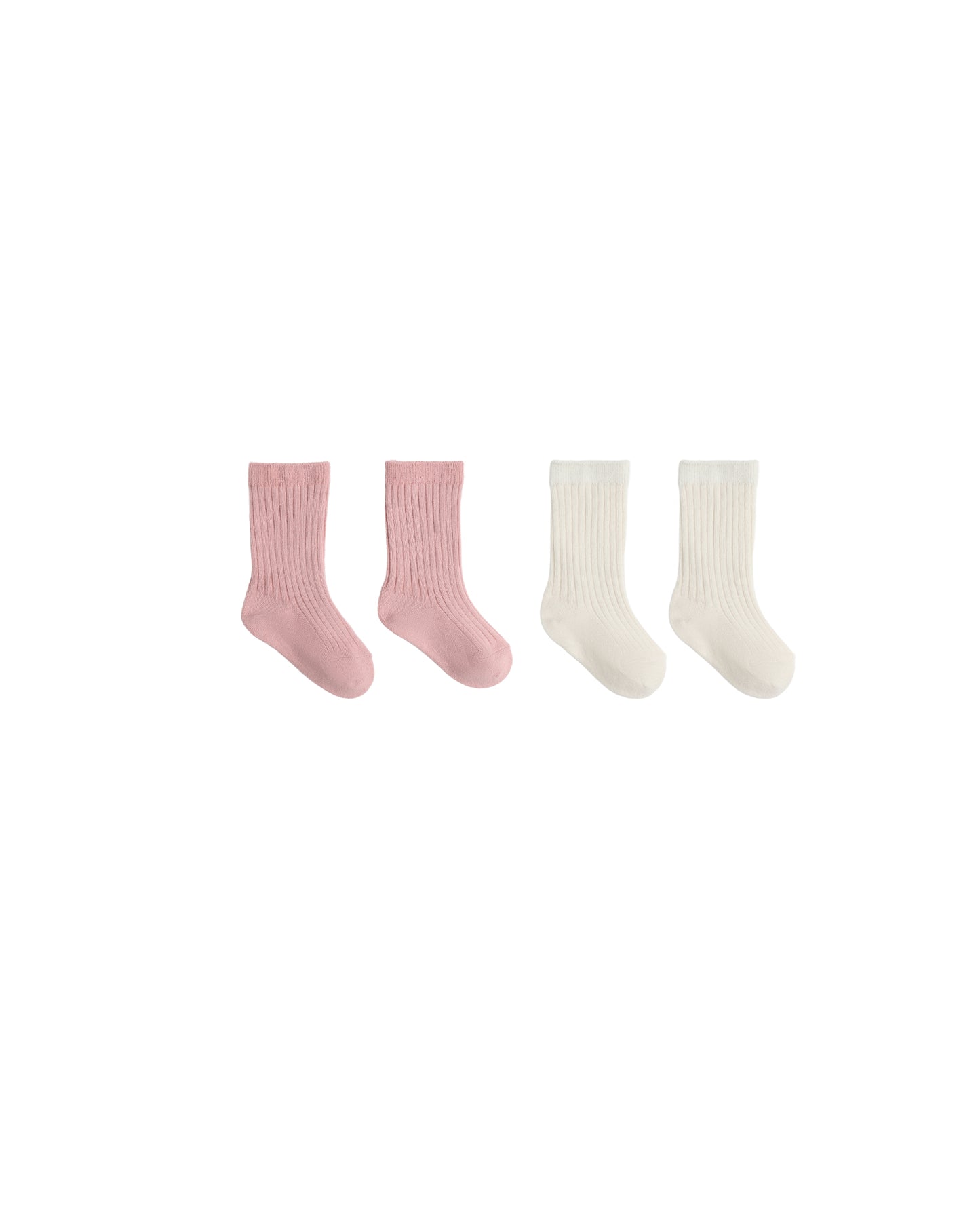 Sock Set - Natural, Rose