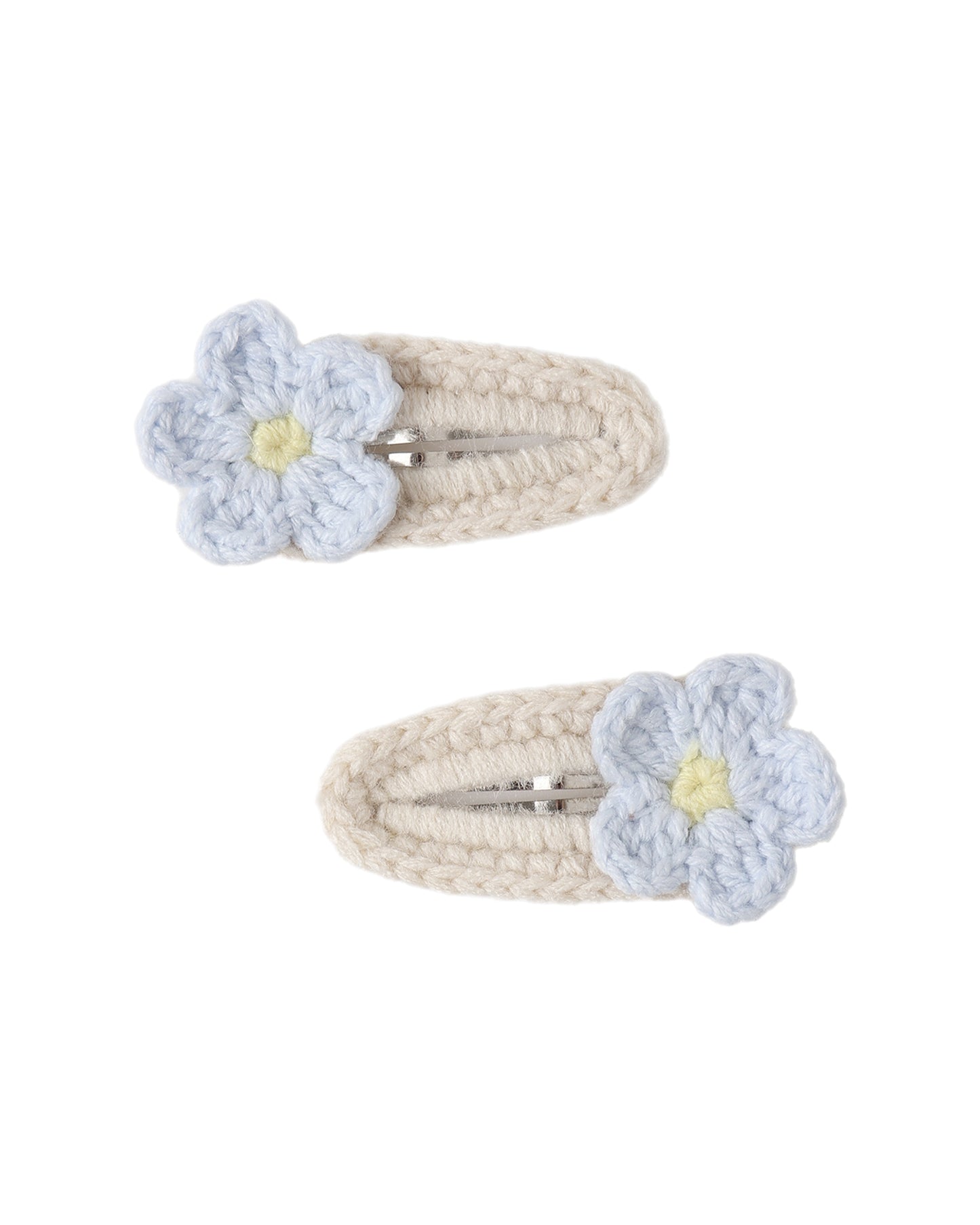 Crochet Clip Set Natural