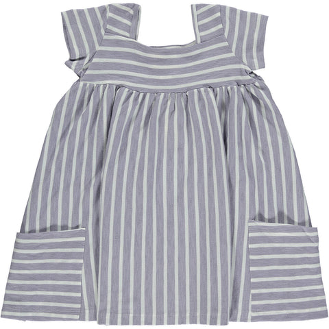 Rylie Dress - Purple Stripe