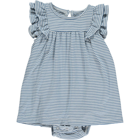 Jenn Dress - Blue Stripe