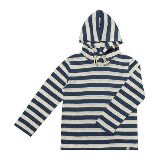 Seaberry Hooded Top - Navy/Cream