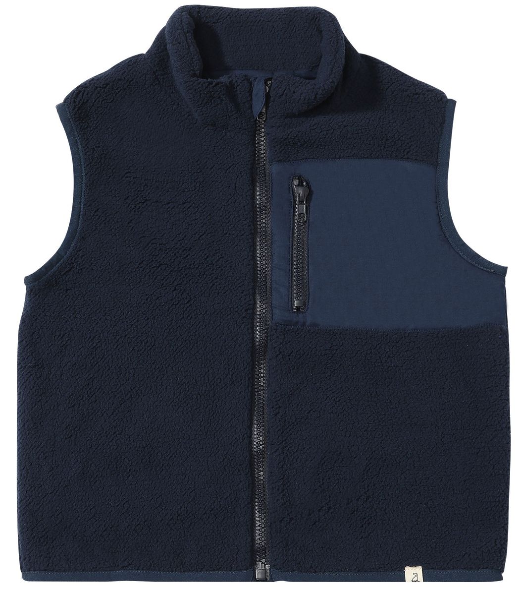 Gilt Sherpa Vest - Navy