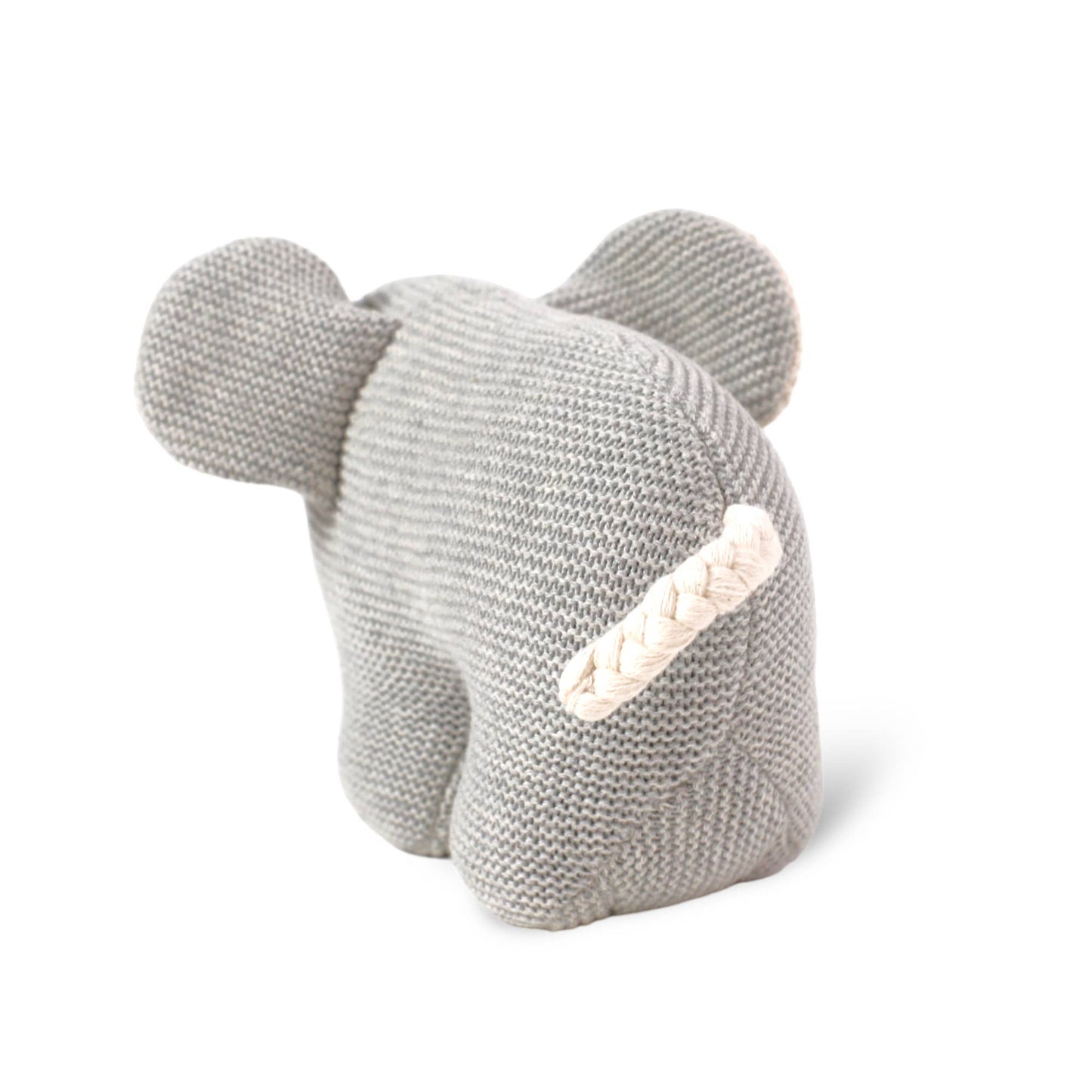 Elephant - Organic Knit Stuffed Animal Baby Toy