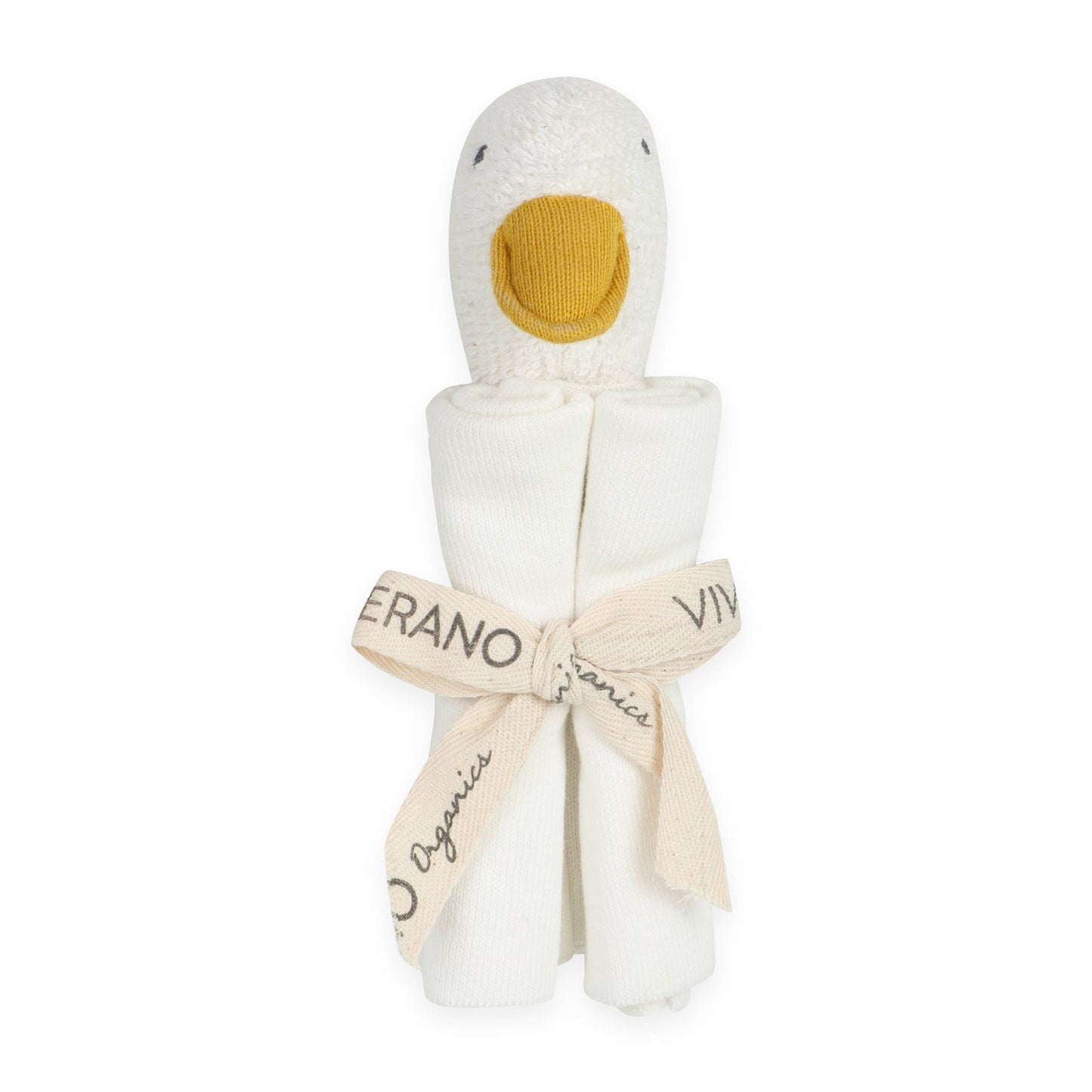 Duck - Organic Baby Lovey Security Blanket