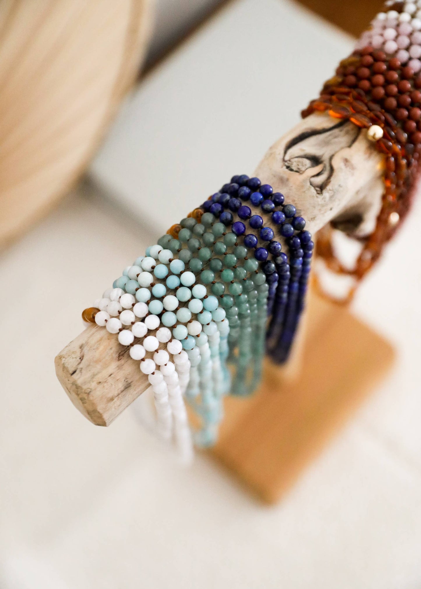 Pure Gemstone + Aventurine || Beaded Necklace