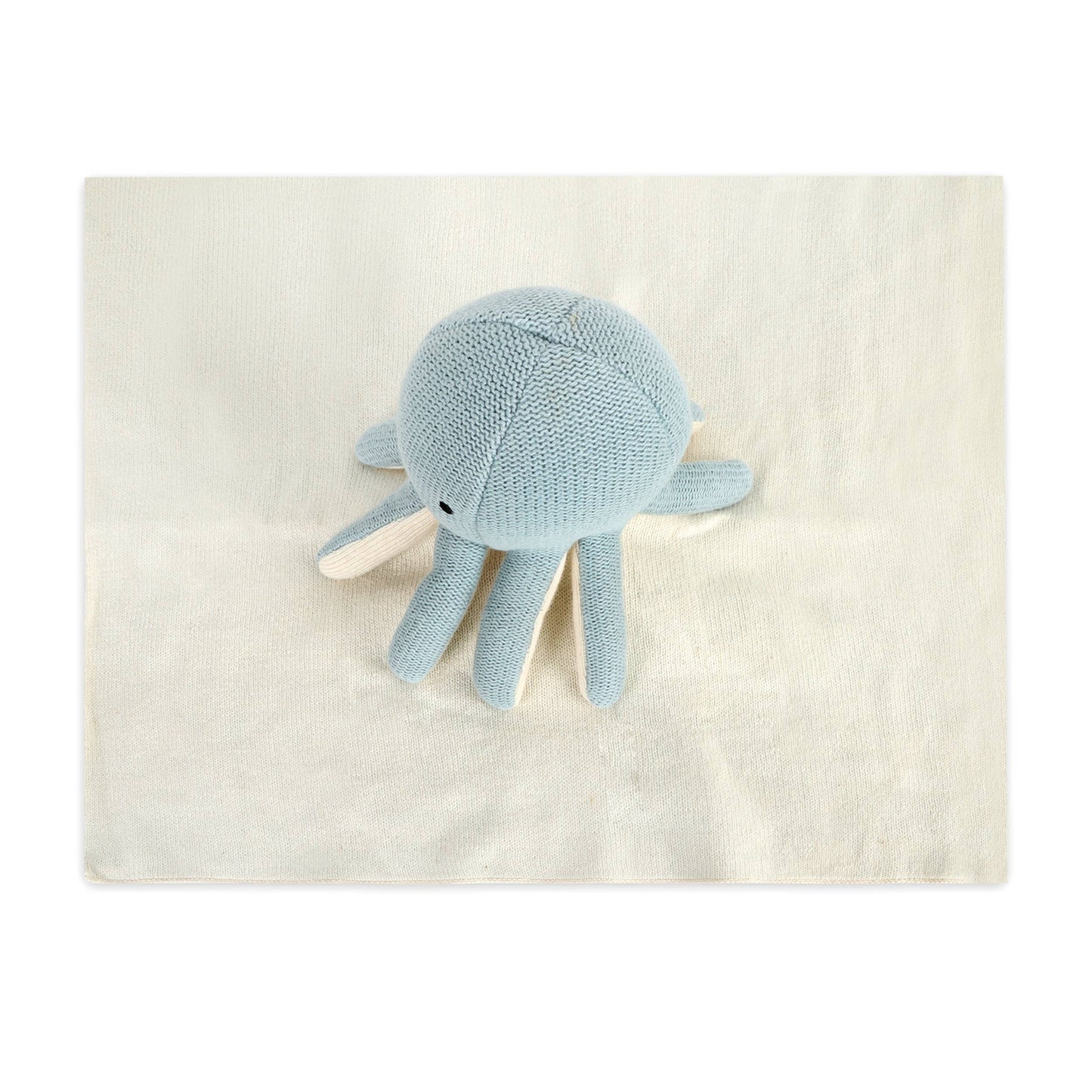 Octopus - Organic Baby Lovey Security Blanket