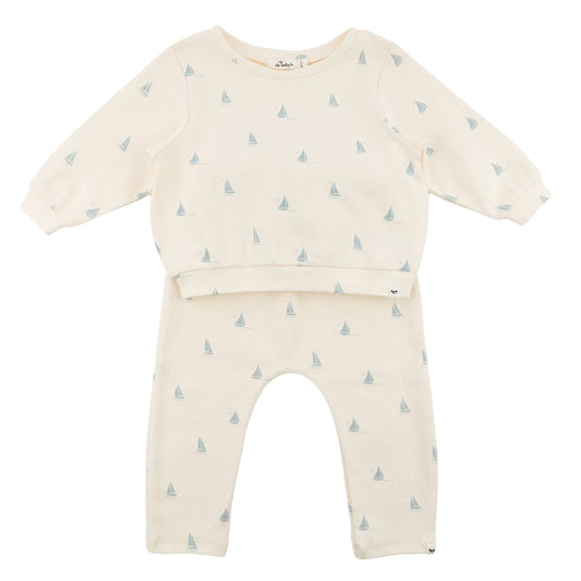 Mini Sailboats Brooklyn Boxy Jogger Set IJ