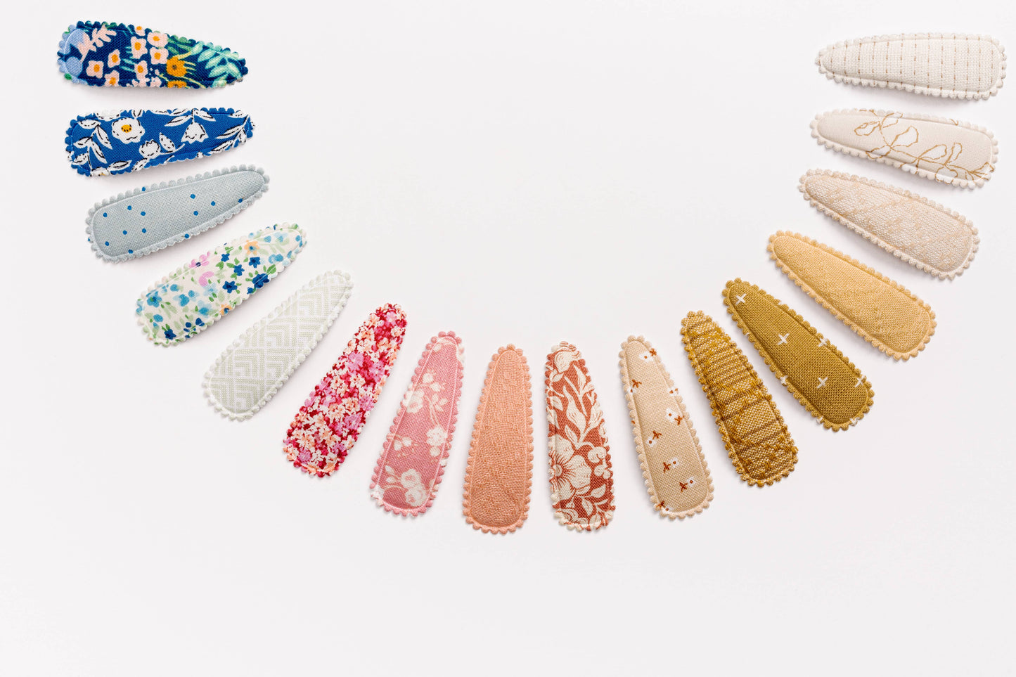 Chloe Pink Watercolor Hair Clips