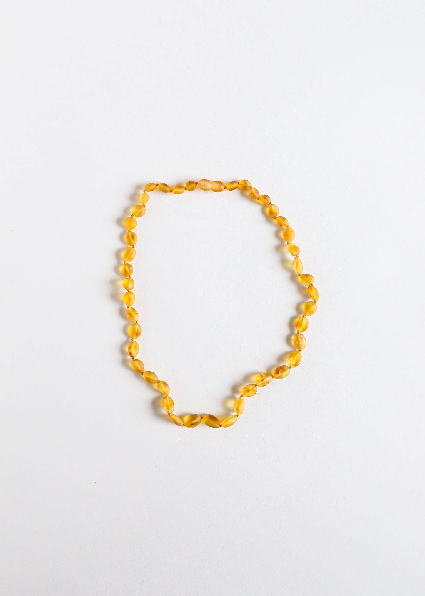 Raw Honey Baltic Amber || Classic || Beaded Necklace