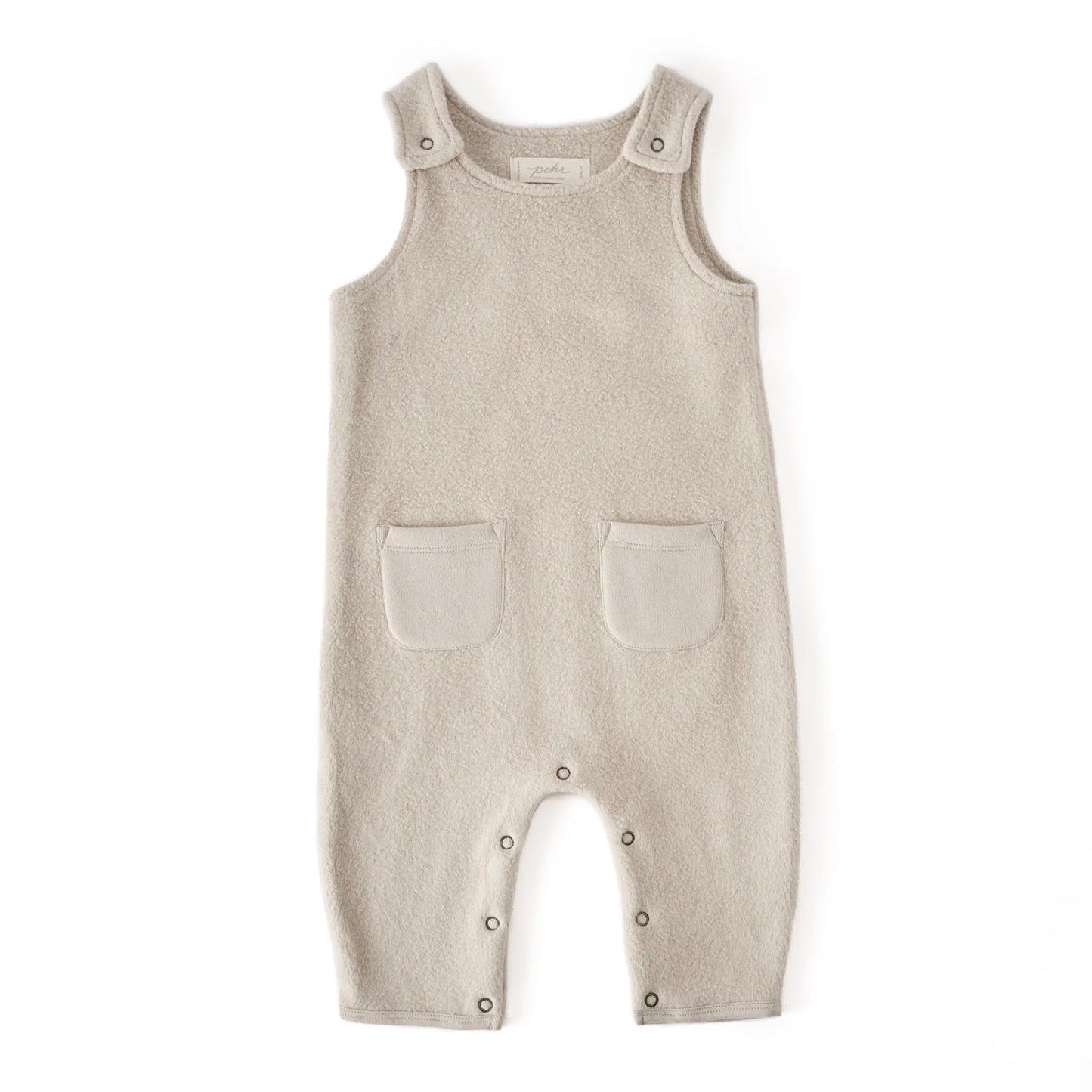 Teddy Fleece Overall - Stone