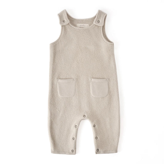 Teddy Fleece Overall - Stone