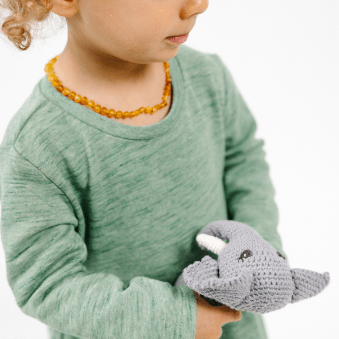 Barry the Elephant Mini, Stuffed Animal, Organic Cotton