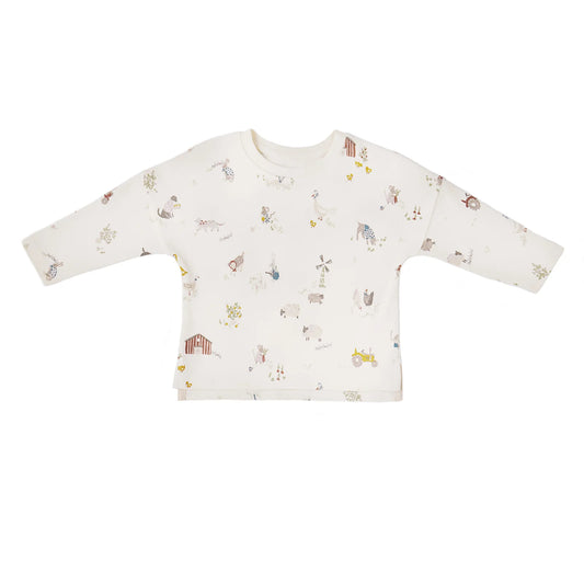 Dropped Shoulder Long Sleeve - One The Farm