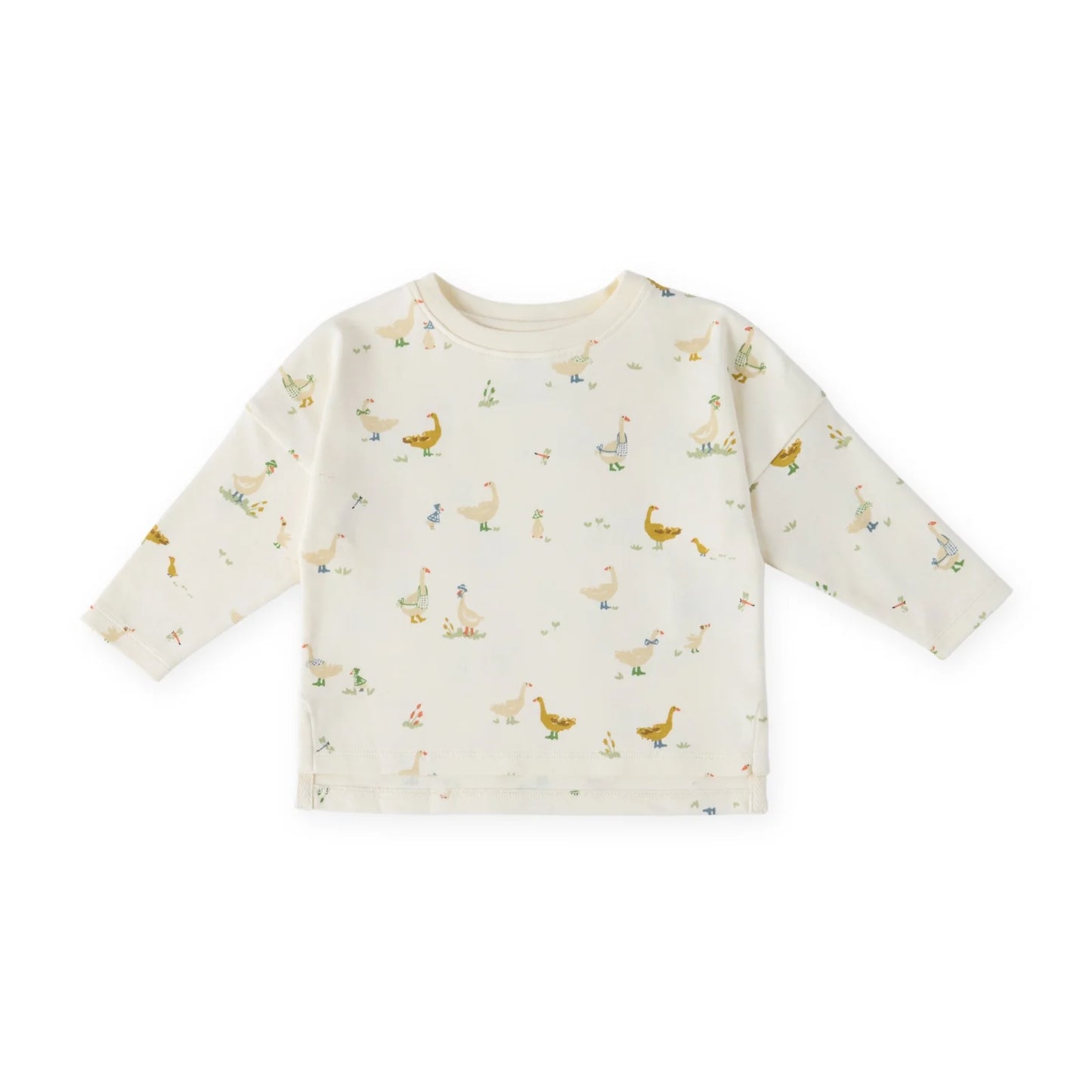 Dropped Shoulder Long Sleeve - Duck Duck Go