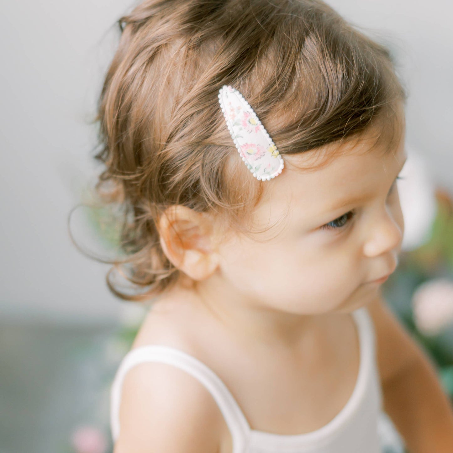 Chloe Pink Watercolor Hair Clips