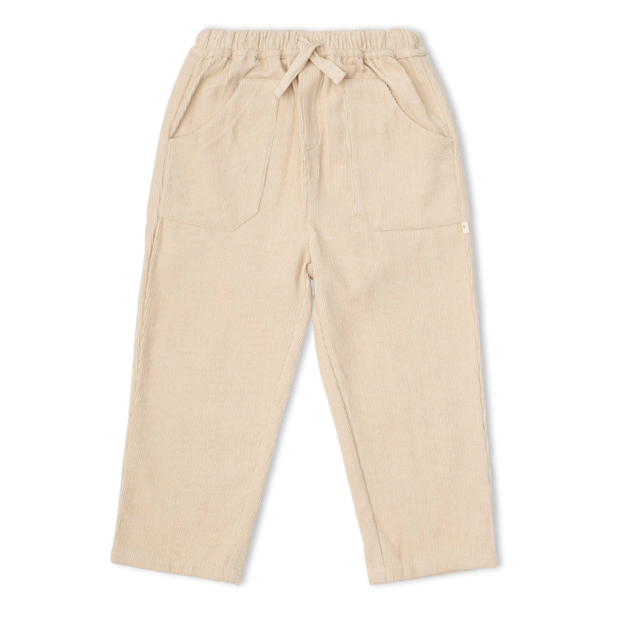 Organic Corduroy Pants - Oat