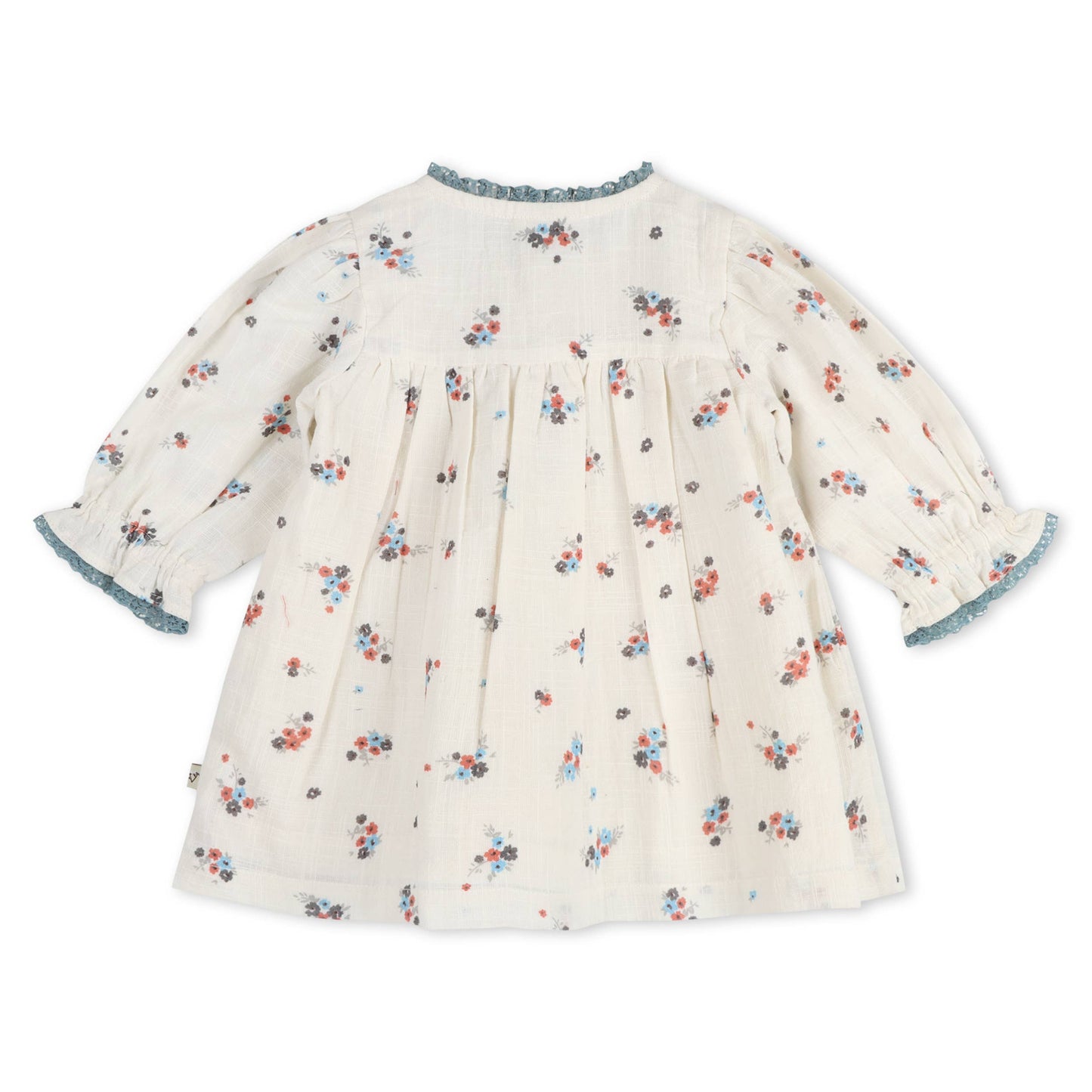Juliet Smocked Floral Baby Dress & Bloomer Set (Organic)