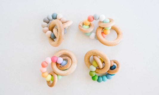 Saturn Ring Wooden Baby Teethers