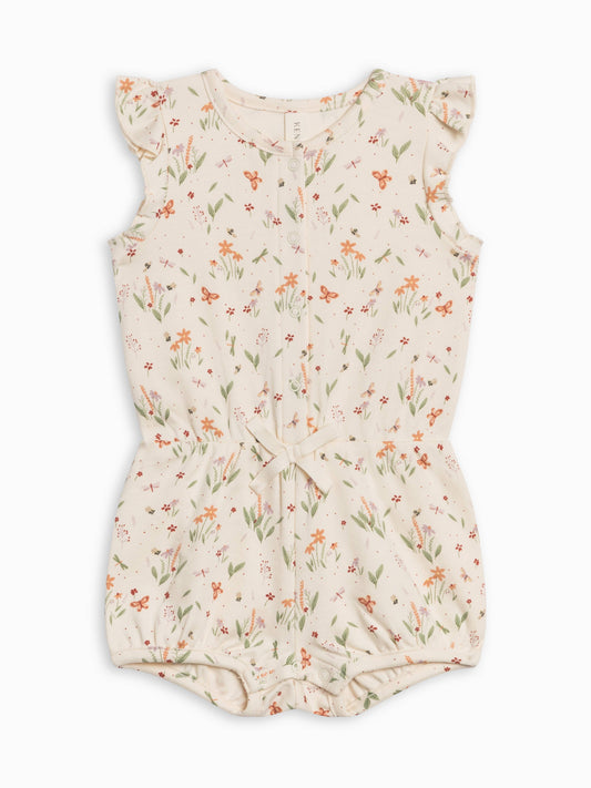 Amelia Romper - Butterfly / Fog + Mint