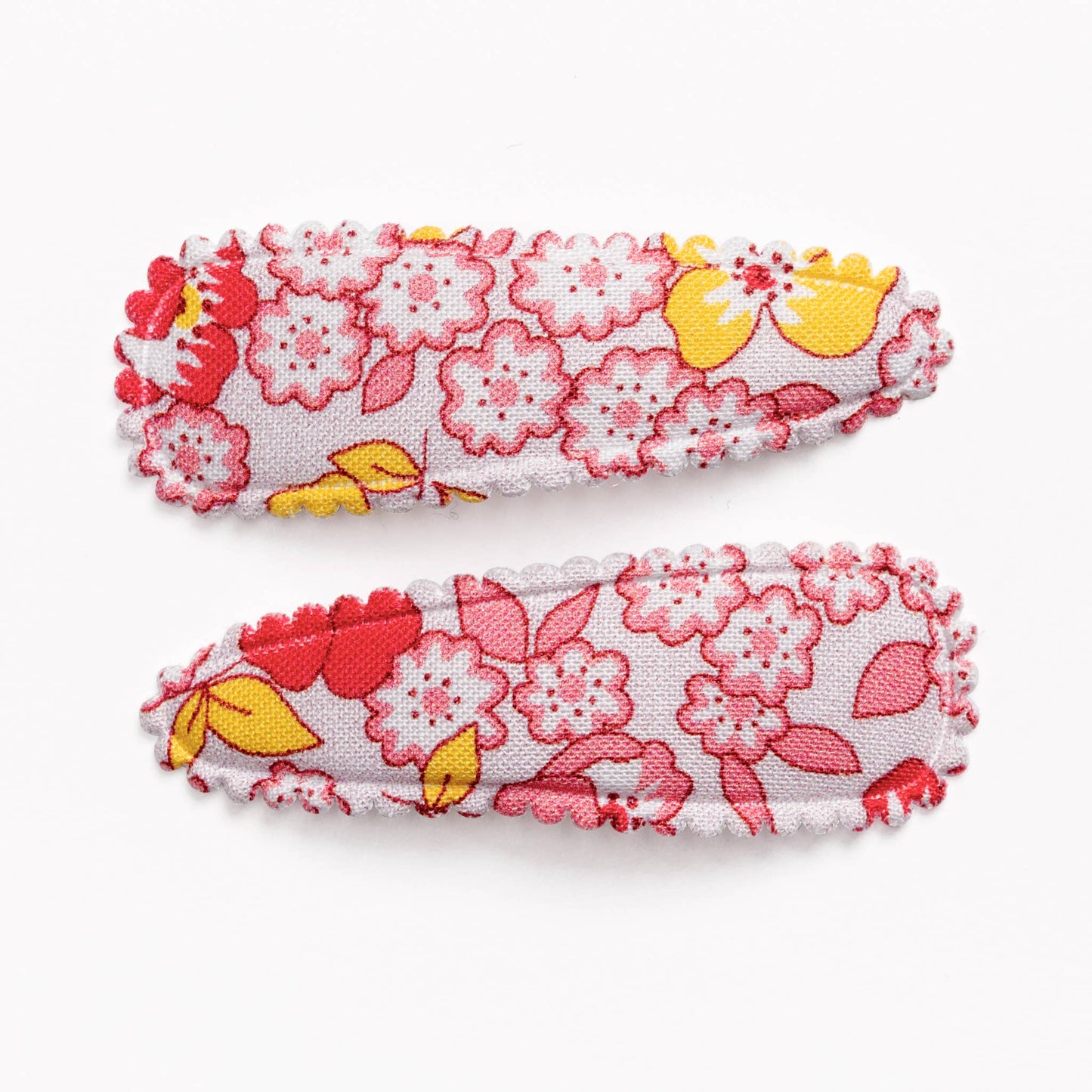 Ariel Floral Fabric Hair Clips