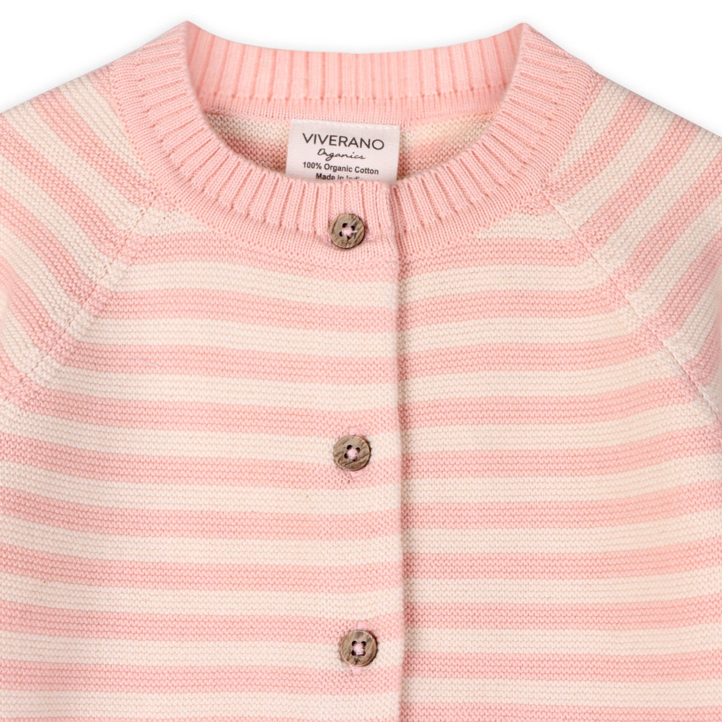 Sailboats & Stripe Baby Knit Cardigan (Organic)
