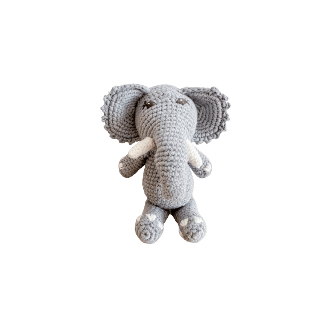 Barry the Elephant Mini, Stuffed Animal, Organic Cotton