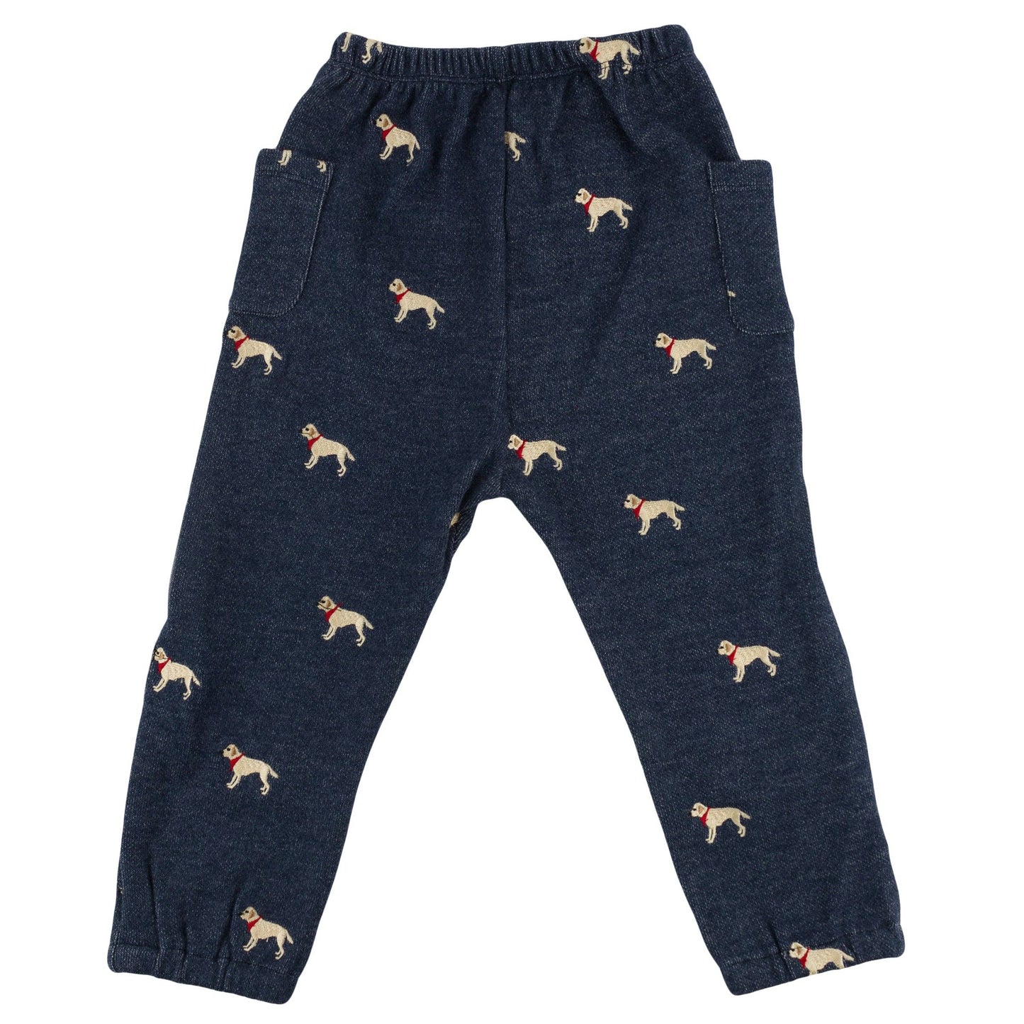 Labs Embroidered Sweater-Knit Side Pocket Pant