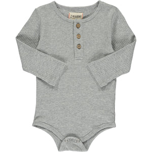 Aynor Ribbed Onesie - Grey