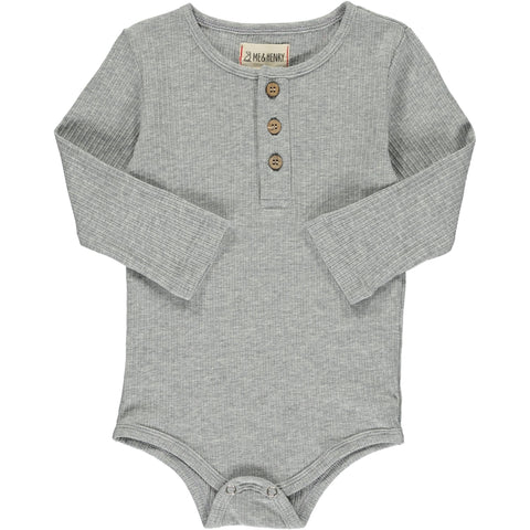 Aynor Ribbed Onesie - Grey