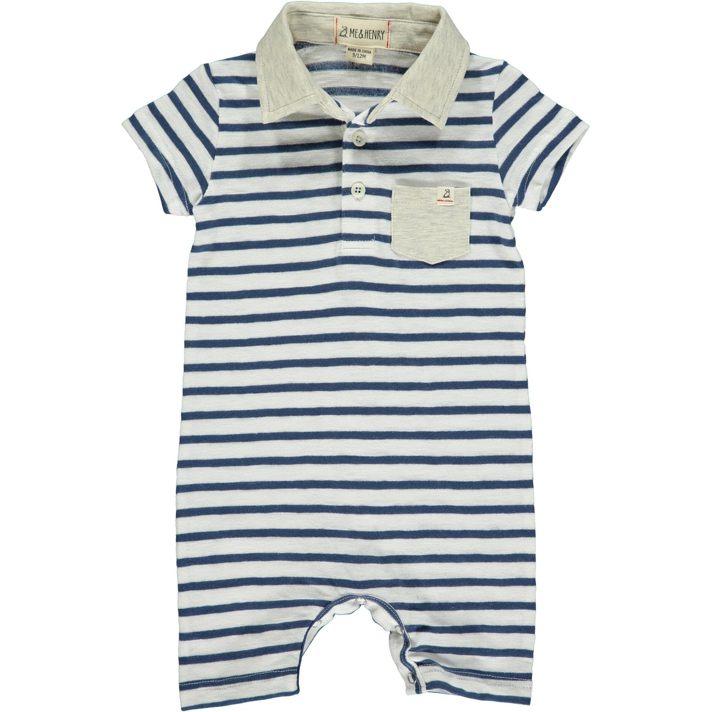 SALTASH Striped Romper