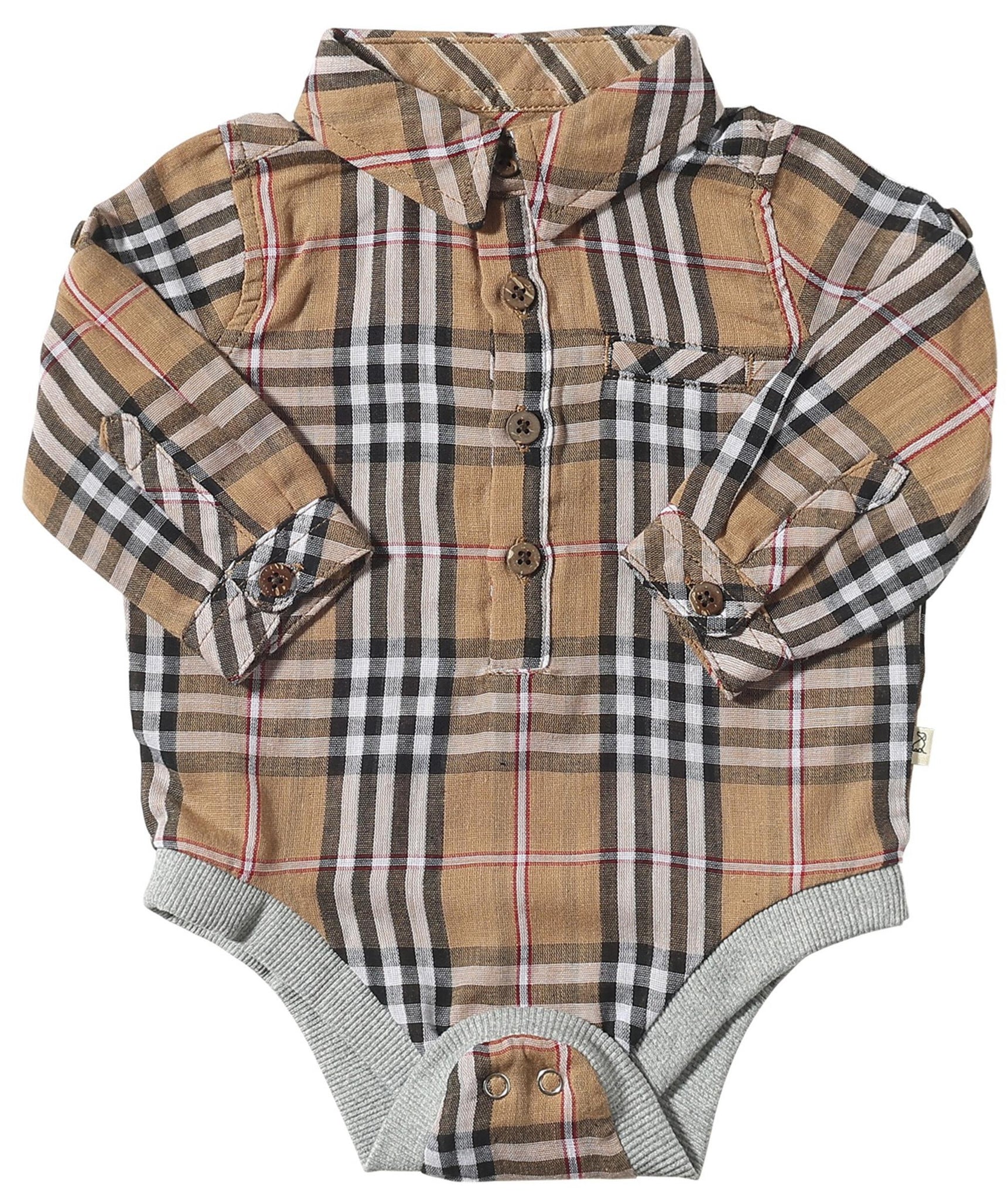 Jasper Woven Shirt - Brown/Black Plaid