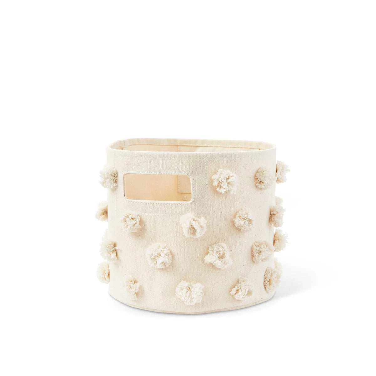 Pom Pom Basket- Pint Natural