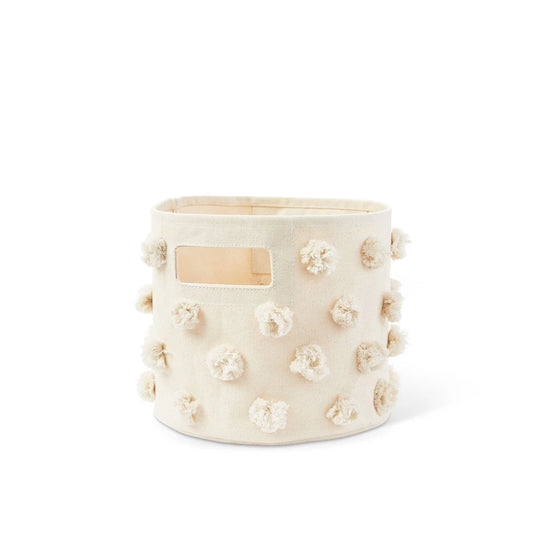 Pom Pom Basket- Pint Natural